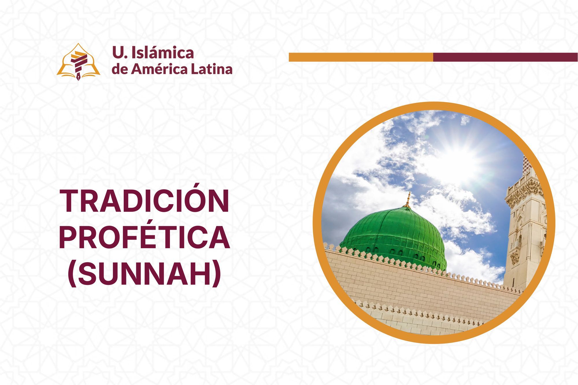 Portada Tradición Profética (Sunnah)
