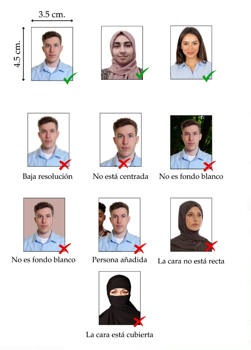 Ejemplo Fotografía tipo Pasaporte